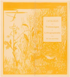 Catalog Cover with Toad and Dragonfly