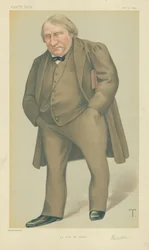 Mr Joseph Ernest Renan, La vie de Jesus, 22 February 1879, Vanity Fair cartoon