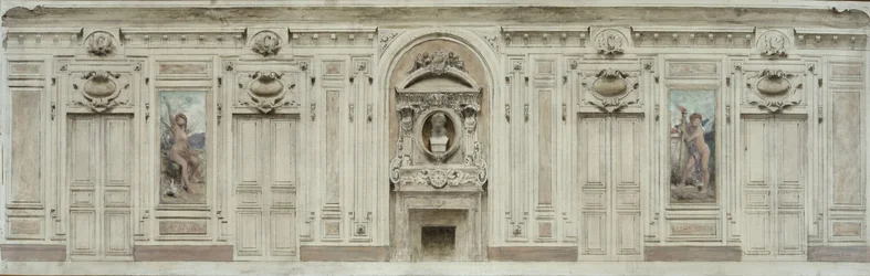 Sketch for the marriage hall at Courbevoie town hall: Love - Hymen