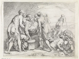 Phaeacians Bringing the Sleeping Odysseus to Ithaca