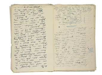 Autograph manuscript drafts for articles on Berlin life and society, together with a fragment of a draft for a novel