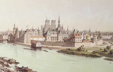 Ile de la Cite in 1530