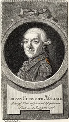 Johann Christoph von Woellner 1732-1800