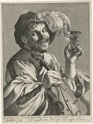 Man with Violin and Roemer