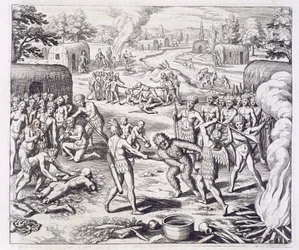 Battle Between Tuppin Tribes, from 