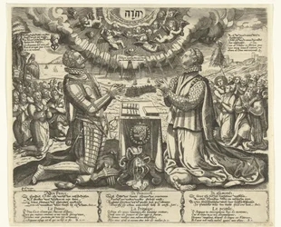 William of Orange and Charlotte of Bourbon Kneeling in a Landscape