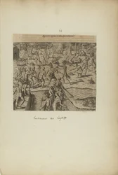 How They Treated Captives on Their Return (from book, Americae, part three)