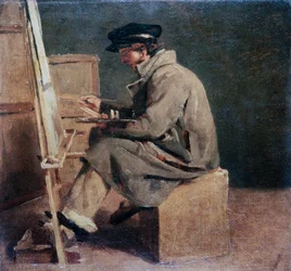 Young Artist at His Easel