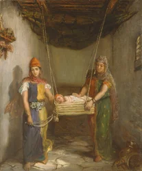 Scene in the Jewish Quarter of Contantine