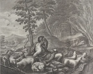 Jacob Guarding Laban
