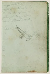 Figure Study and Inscriptions