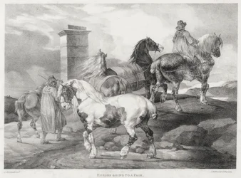 Horses Going to a Fair