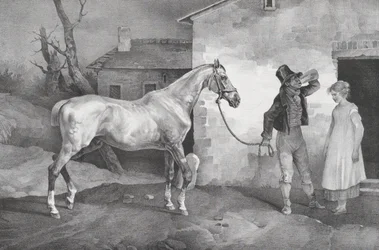Old Horse at an Inn Door