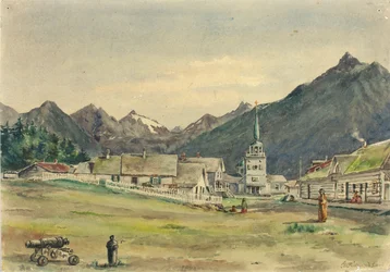 Lincoln Street, Sitka, 1887