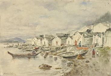 The Ranch Native Village, Sitka, 1884