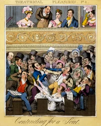 Contending for a Seat, plate 2 from 