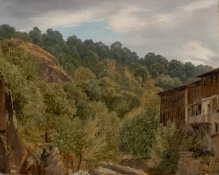 Landscape in the Auvergne