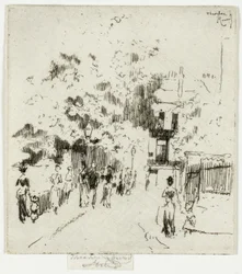 Bank Holiday, Corner of Beaufort Street, Chelsea
