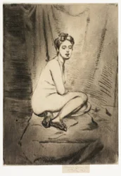 Figure of a Woman Crouching