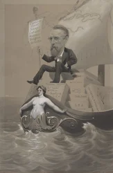 Samuel P. Avery Transporting His Treasures Across the Sea