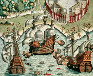 Battle Between the French and Portuguese off Buttugar
