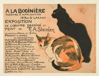 Exhibition of the Graphic Works and Painting of T. A. Steinlen