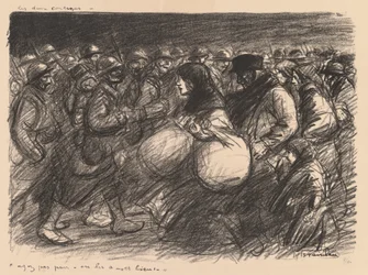 War Sketches: The Two Processions