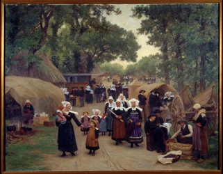 The arrival at the Pardon de Fouesnant