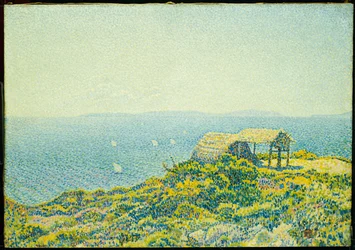 The Island of Levant, seen from Cap Benat, 1893