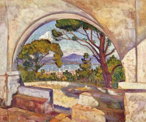 Saint Tropez, View of the Chapel St, c.1920