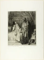 Have you prayed tonight, Desdemona?, plate twelve from Othello