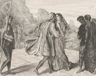 O my fair warrior!: plate 5 from Othello Act 2, Scene 1