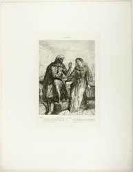 She Thanked Me, plate 2 (act 1, scene 3), from Othello
