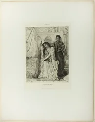 The Willow Song, plate nine from Othello