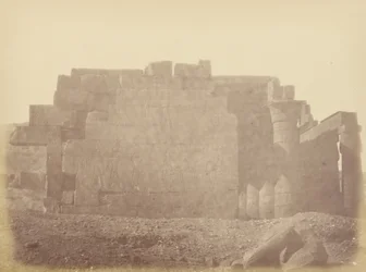 Close View of the Back Side of the Ramasseum