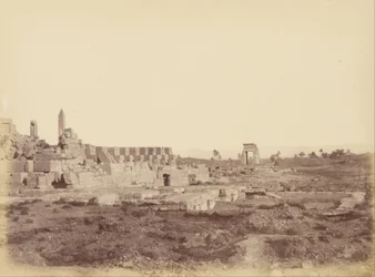 Overview of Karnak Including Tothmes III