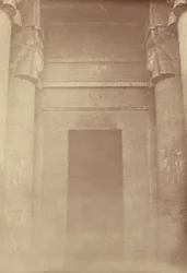The Inner Entrance of the Temple of Denderah