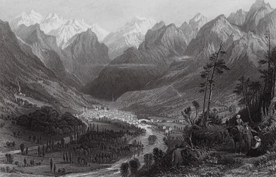 Cauterets, in the Pyrenees