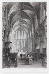 Interior of Southwell Cathedral, Nottinghamshire