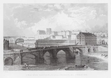 The Old Bridge, Mill, Prison, etc, Chester