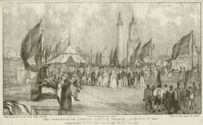 The Ceremony of Opening London Bridge