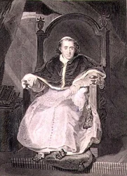 The Roman Pontiff, Pius VII (Luigi Barnaba Chiaramonti) engraved by Samuel Freeman