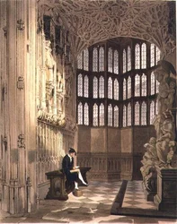 Henry the Seventh Chapel, plate R from 