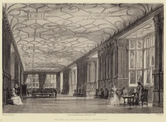 The Long Gallery, Haddon Hall, Derbyshire