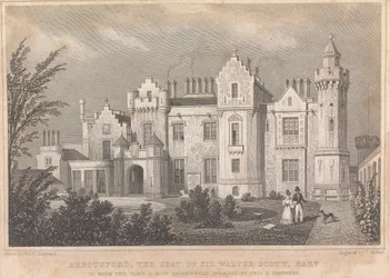 Abbotsford, The Seat of Sir Walter Scott Bart; page - (Volume One)
