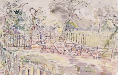 Sheep dipping, New Street, Ridley, 1941