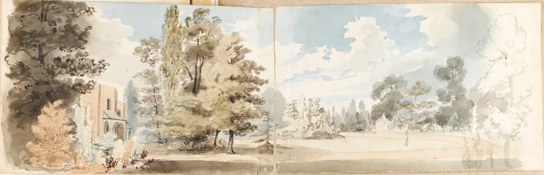 The House and Grounds at Merton from the South-East