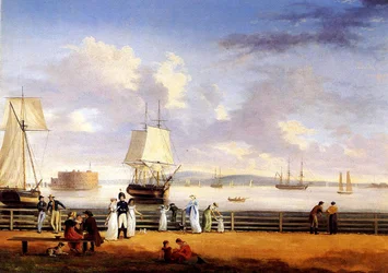 New York Harbour, c.1810
