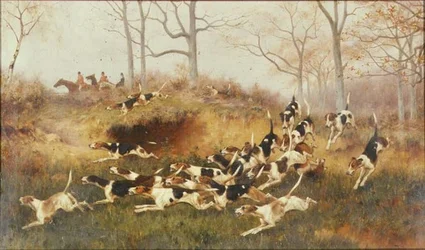 In Full Cry, c.1880