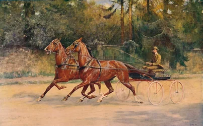 Trotting Pair of Walter Winans